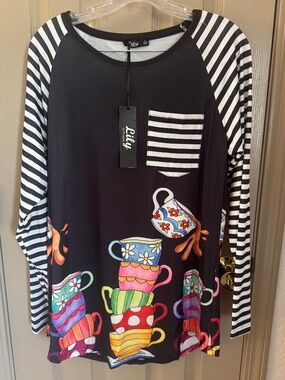 NWT Lily tunic long sleeve Sz L